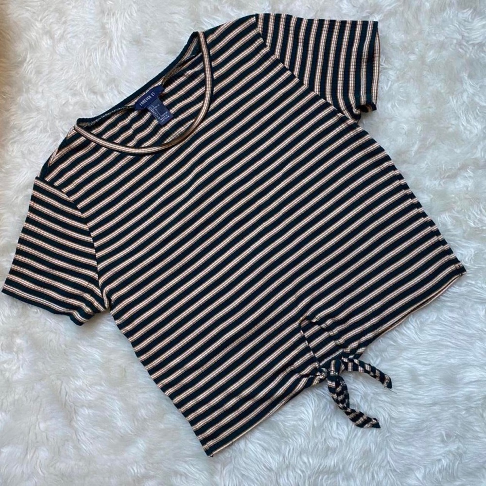 Ribbed crop top